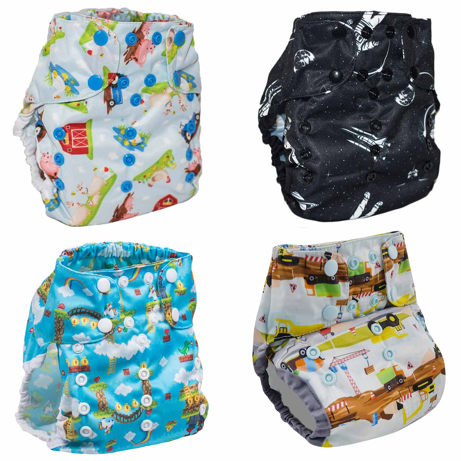 Smart Bottoms Too Smart 2.0 Cover cloth nappy savings pack - buy 3, get 1 free!