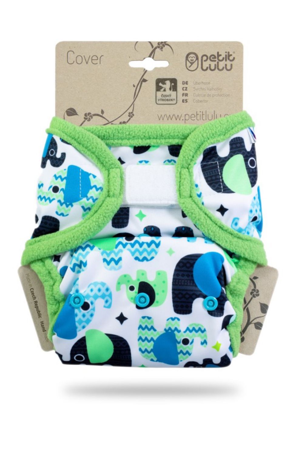 Petit Lulu One Size Cover with flaps (Hook & Loop)