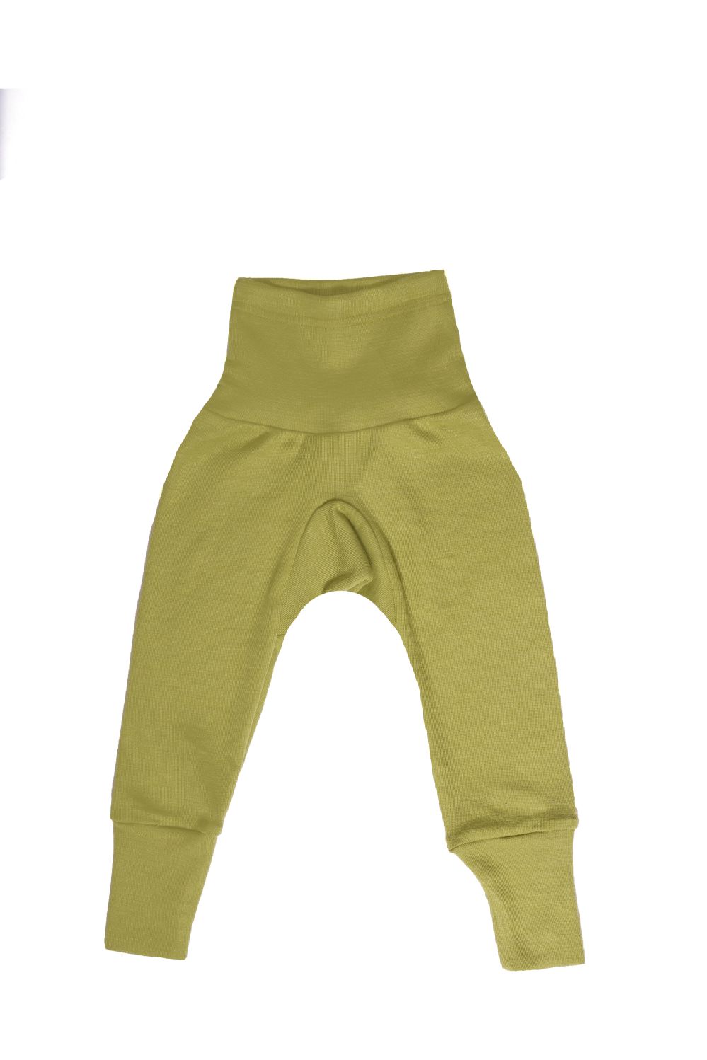 Cosilana baby pants with waistband (wool/silk) (Size: 050/056 / Colour: 21 green)