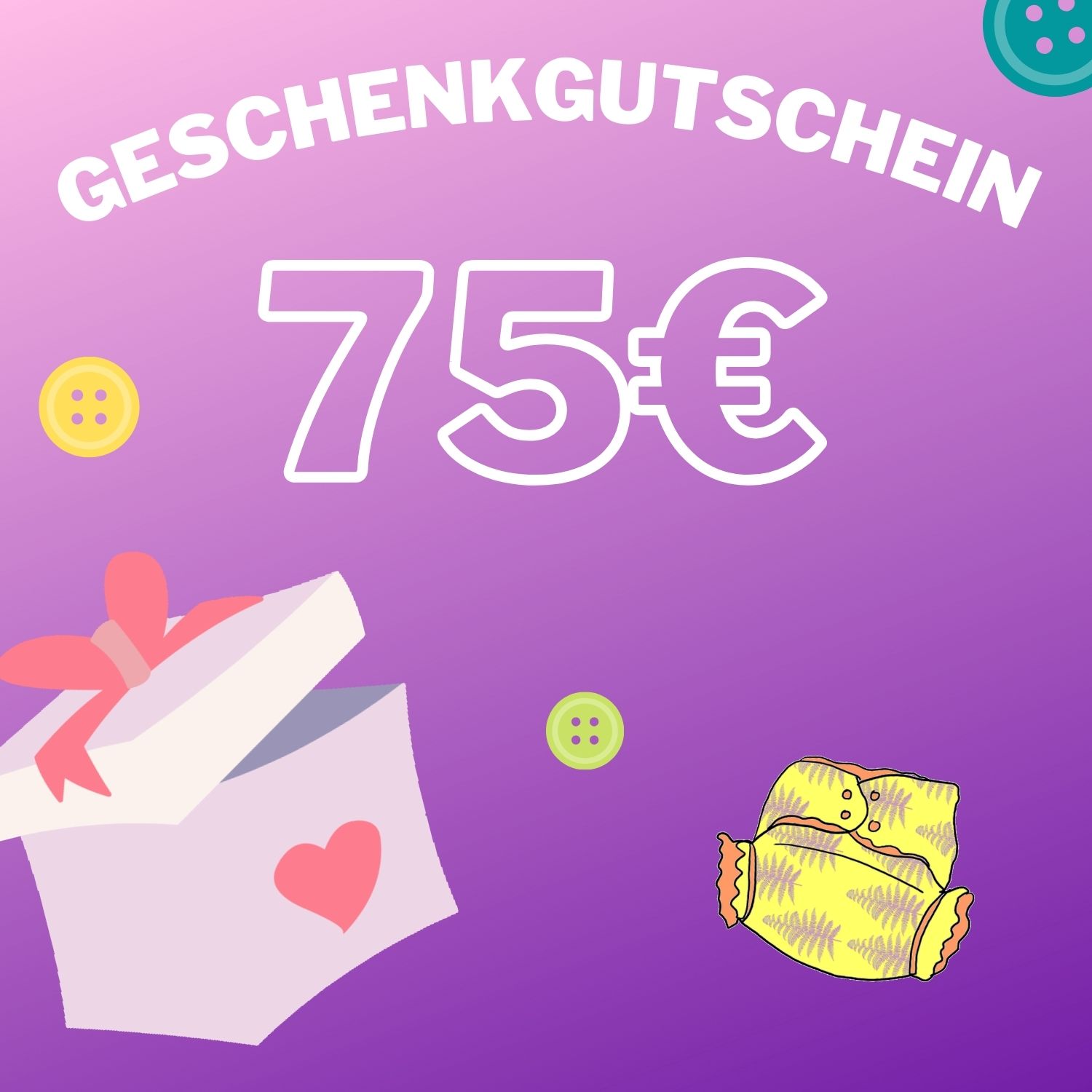 Gift Voucher 75 Euro (via email)