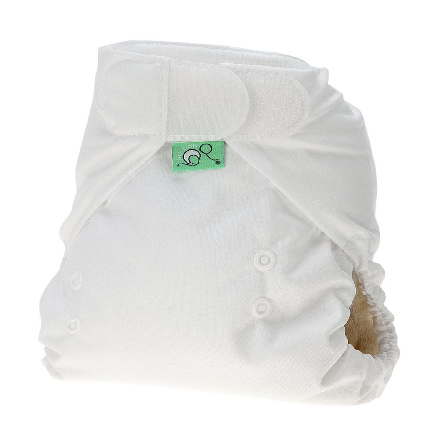 TotsBots Bamboozle Wrap (PeeNut) Size: Newborn (2,5 - 8 kg) / TotsBots pattern: White