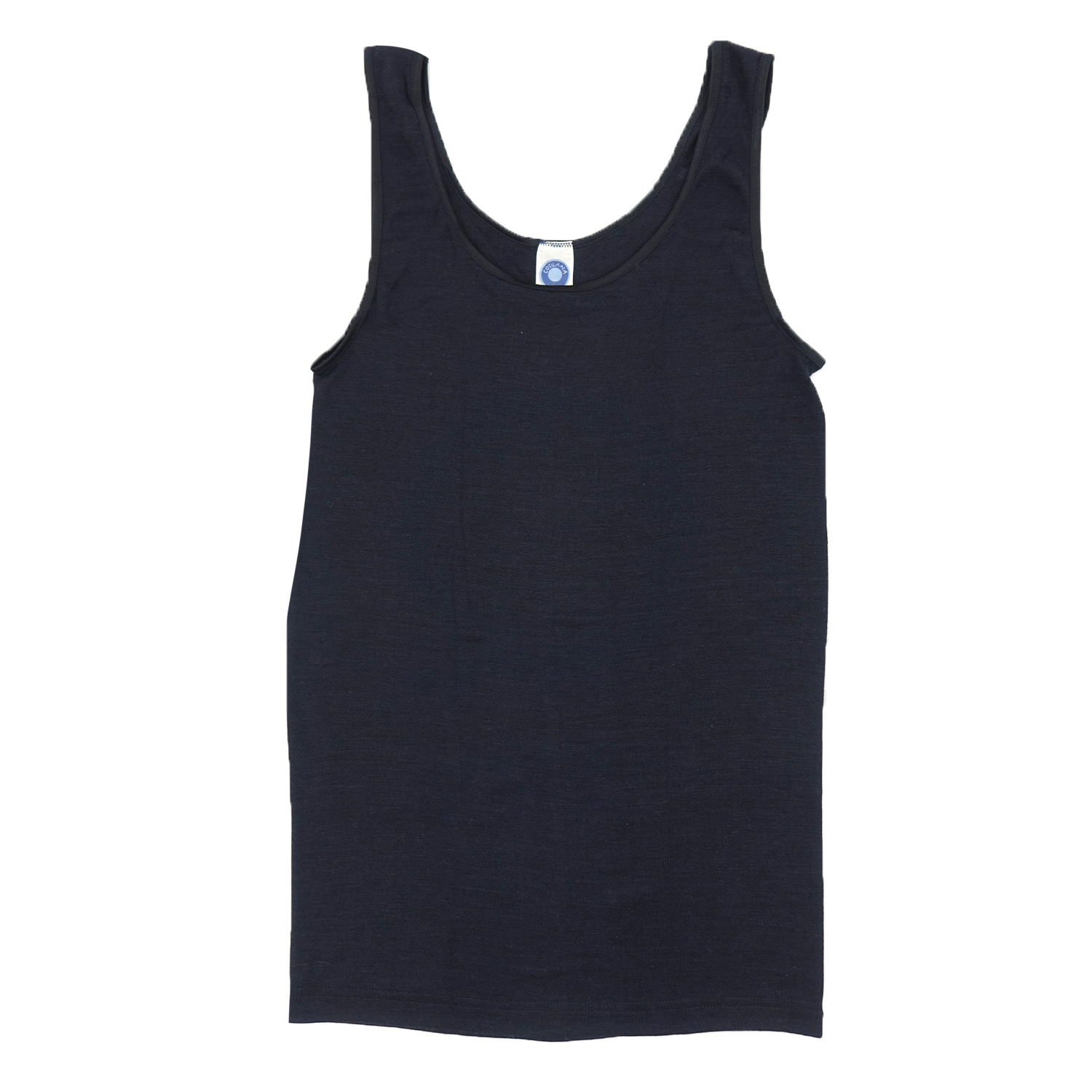 Cosilana women's undershirt (no sleeves)  (wool/silk) (Size: 044/046 / Colour: 50 black)