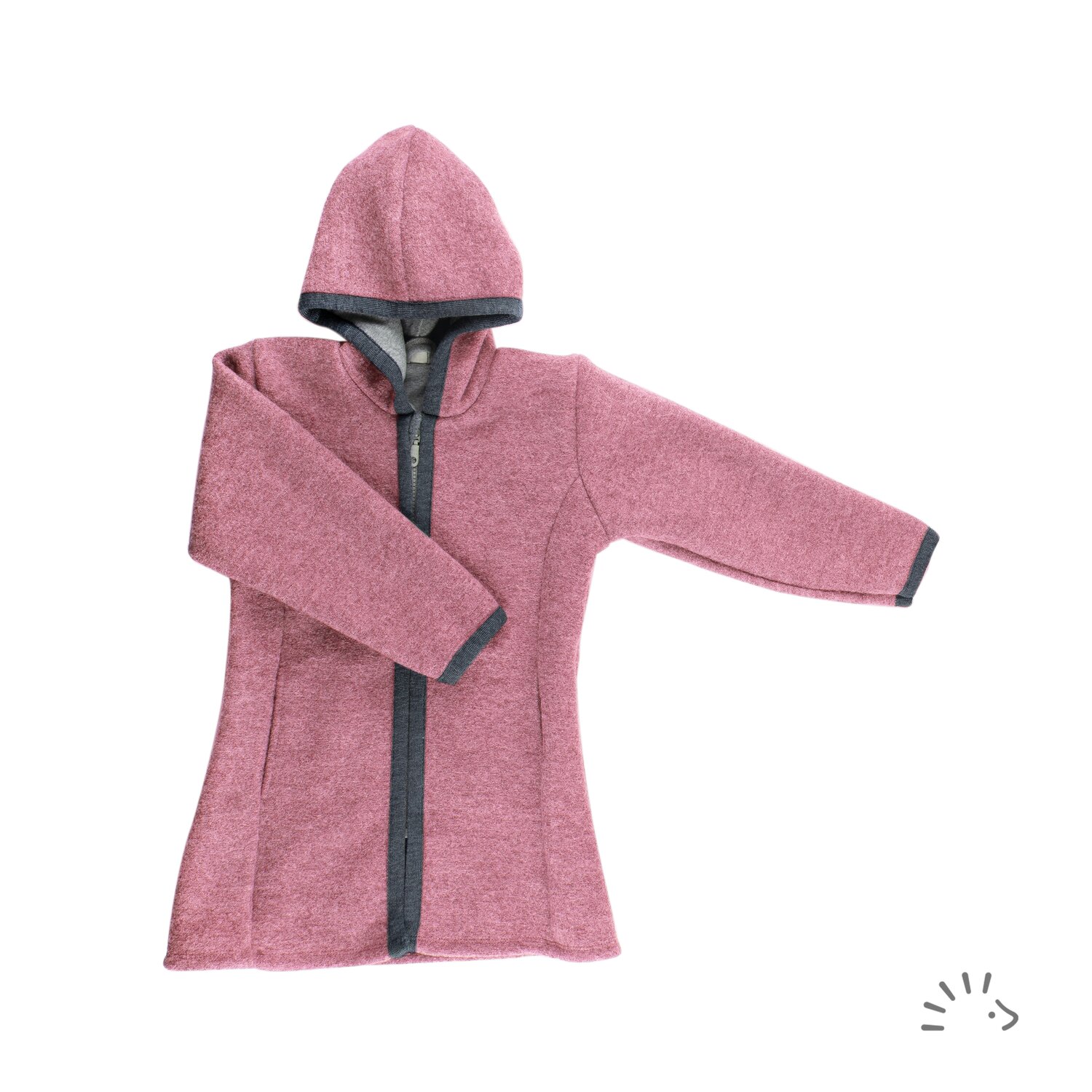 iobio Coat Style MARLENE (Size: 98/104/ Color: Rose)