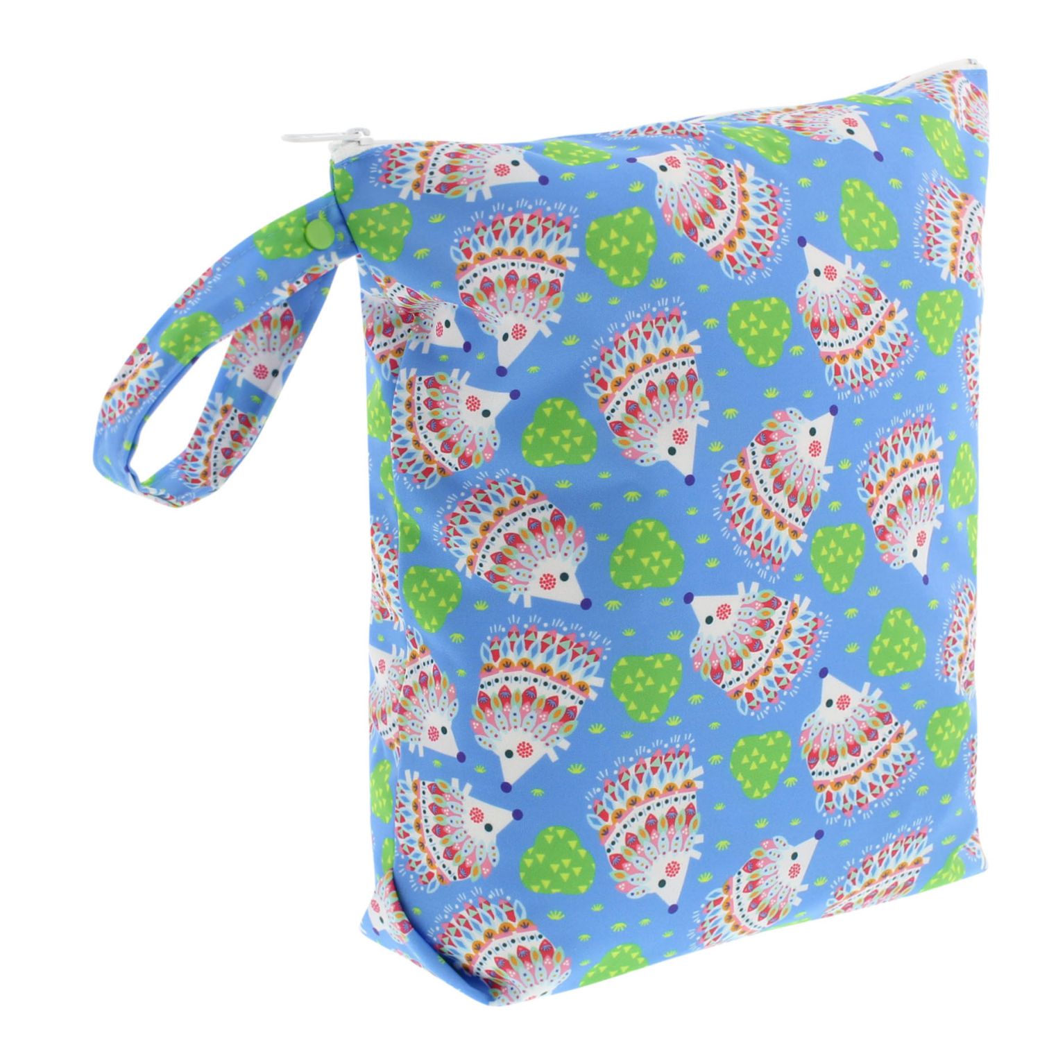 Blueberry Wet Bag (M) Blueberry Pattern: Hedgehog