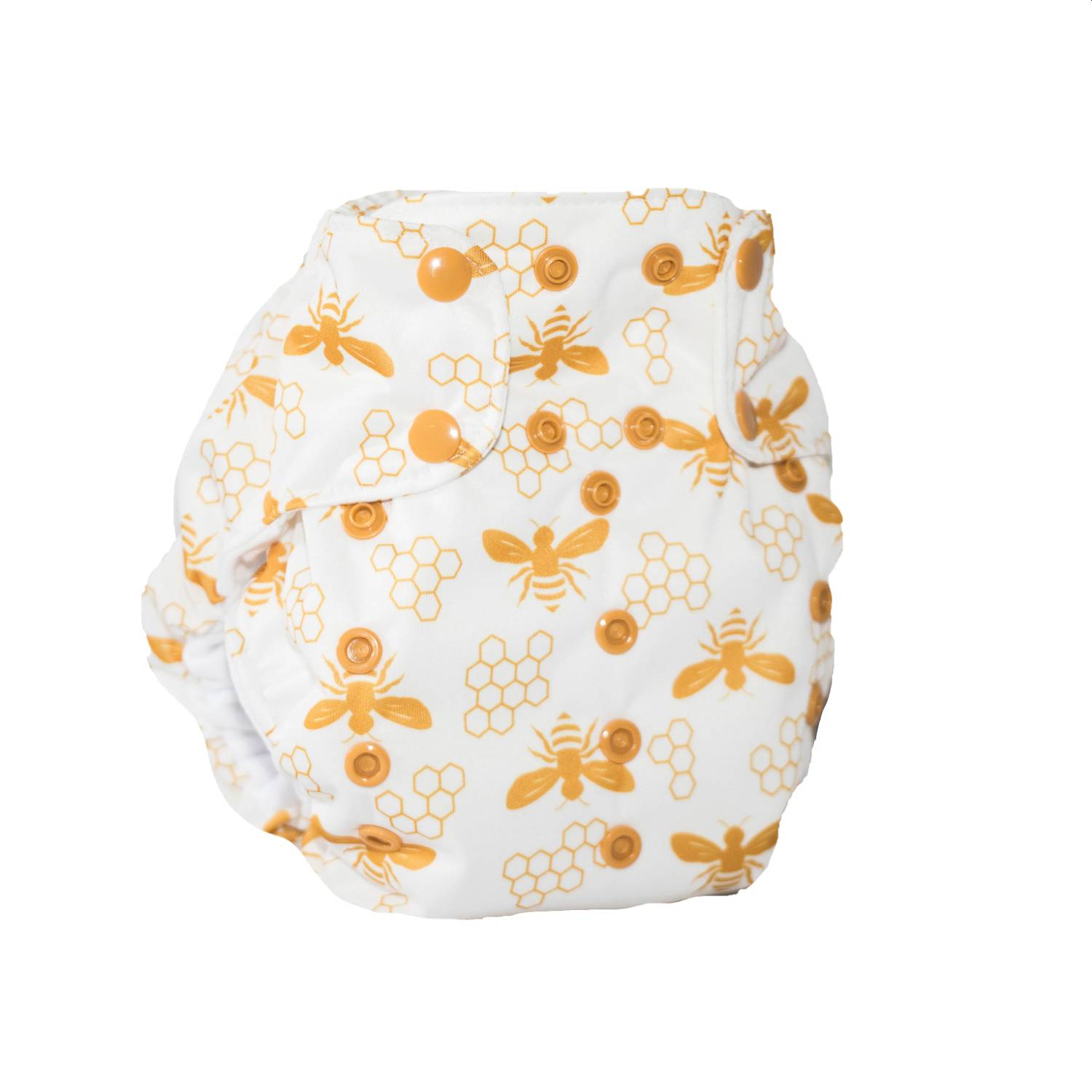 Smart Bottoms Dream Diaper 2.0 AIO One Size Pattern: Bee Yourself
