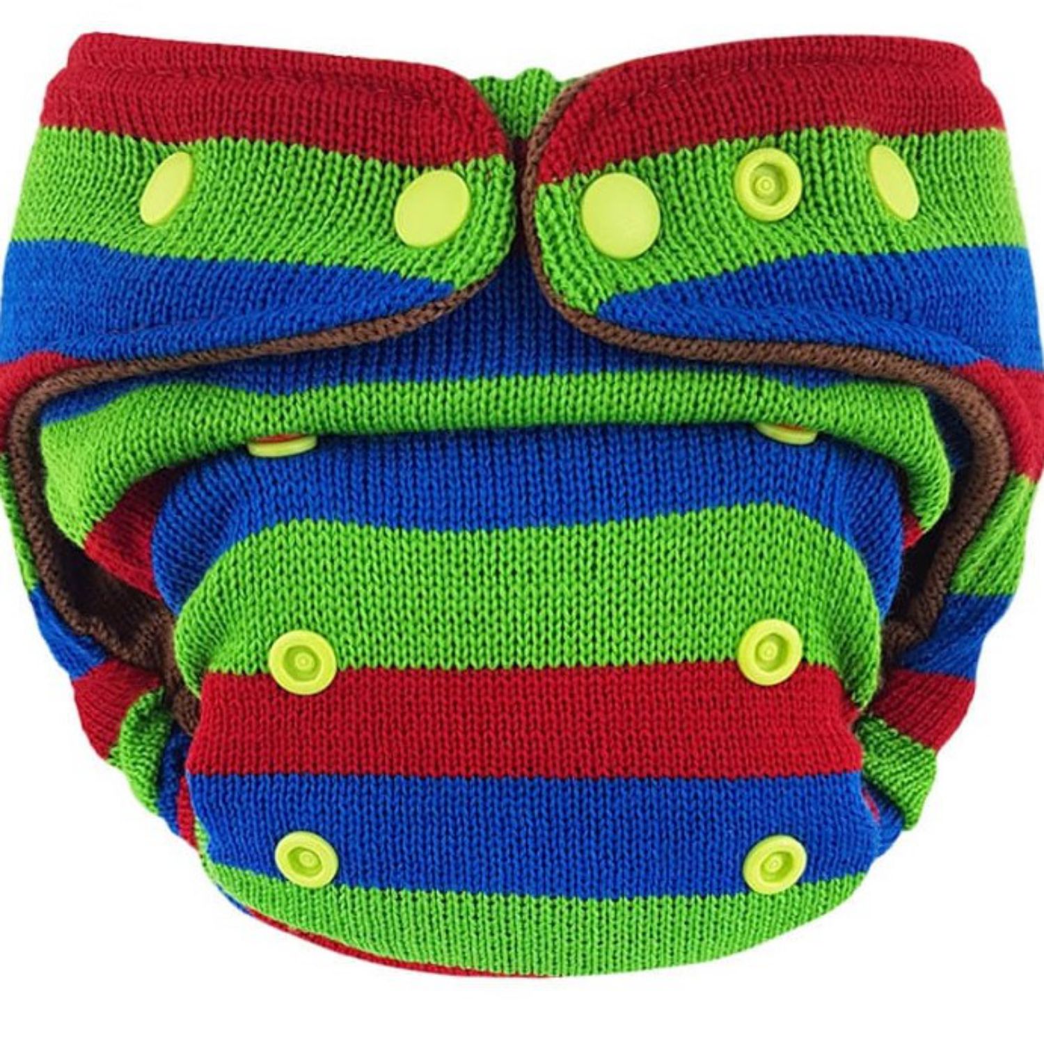 Magabi Knitted One Size Woolen Cover  Magabi Colour: Red/Green/Blue Stripes