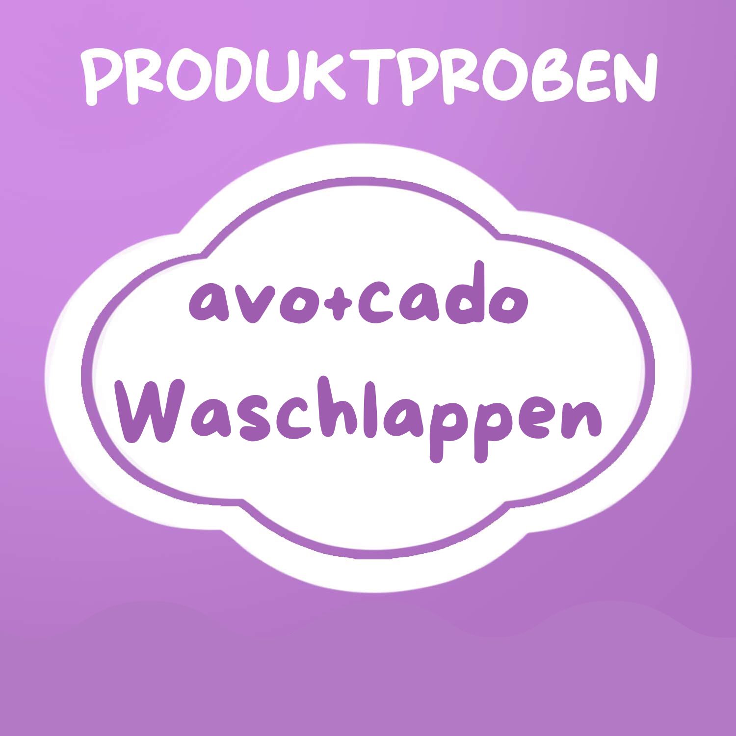 Product samples: avo+cado cotton wipes