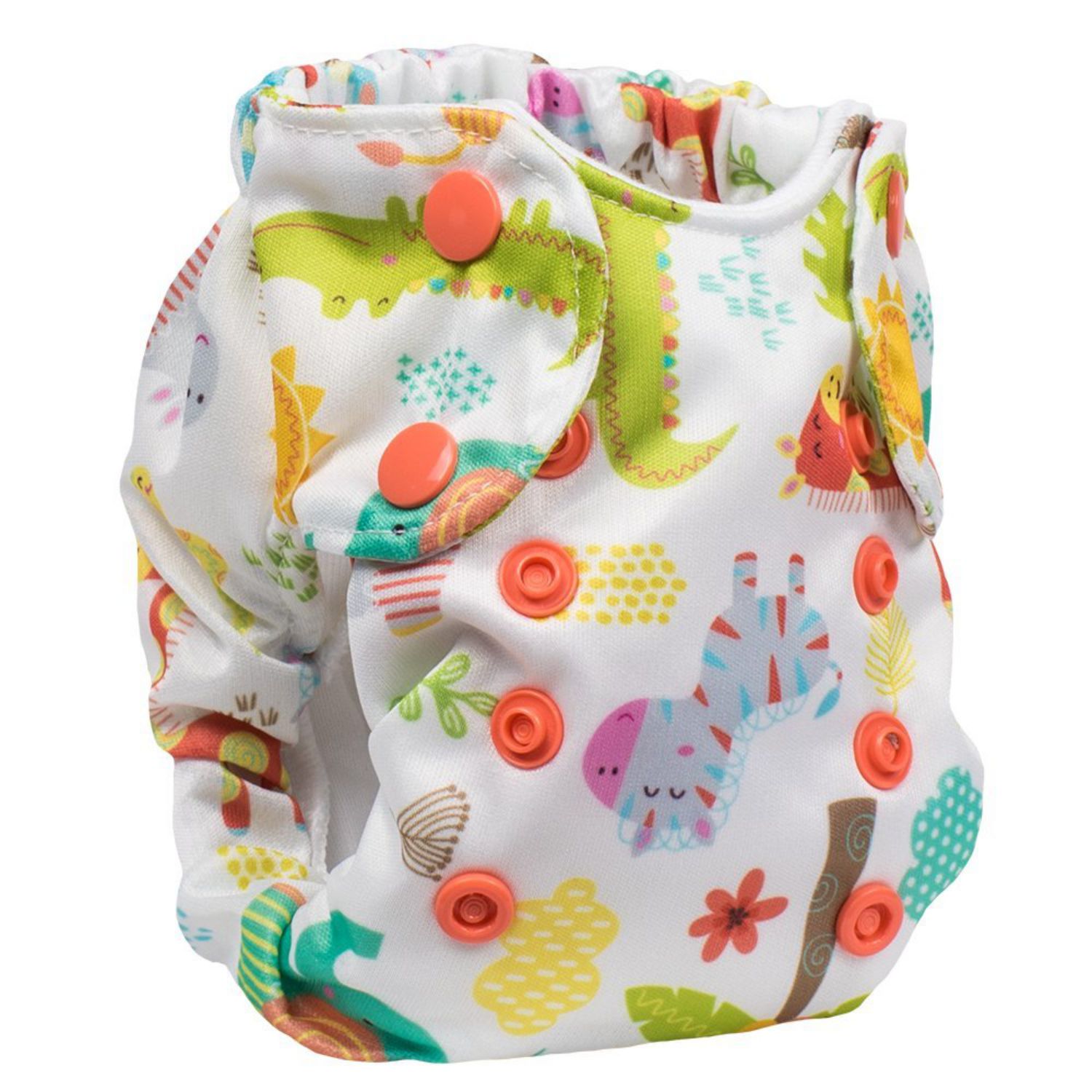 Smart Bottoms Born Smart 2.0 AIO for Newborns Pattern: Wild About you