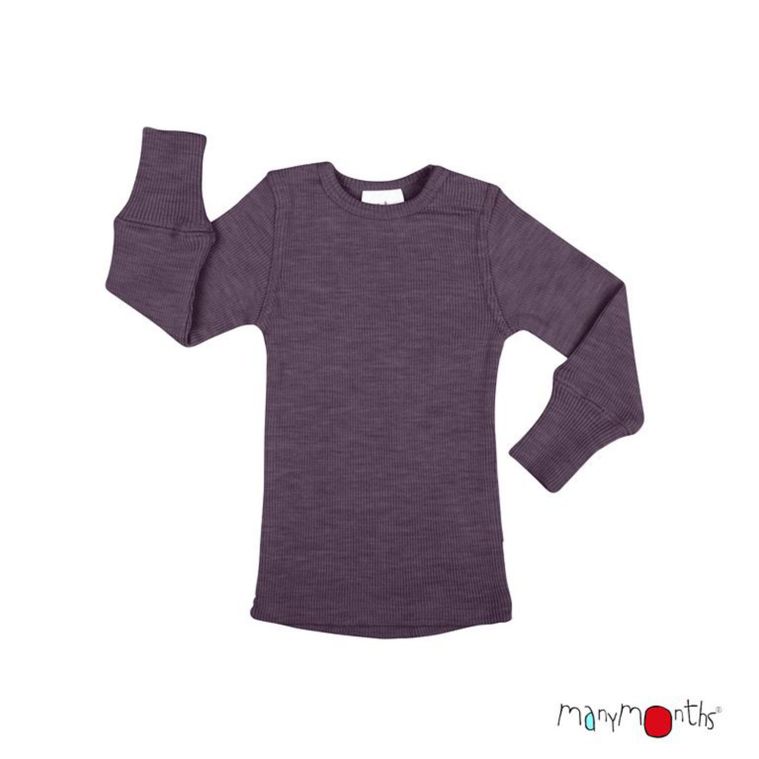 ManyMonths Long Sleeve Wool Shirt (Sie: Innovator / Color: Dusty Grape)
