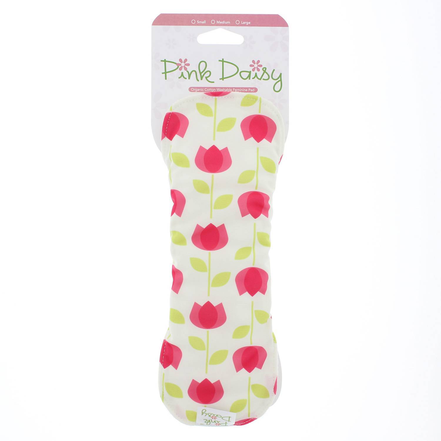 Pink Daisy Slipeinlage & Binde mit Bio-Baumwolle