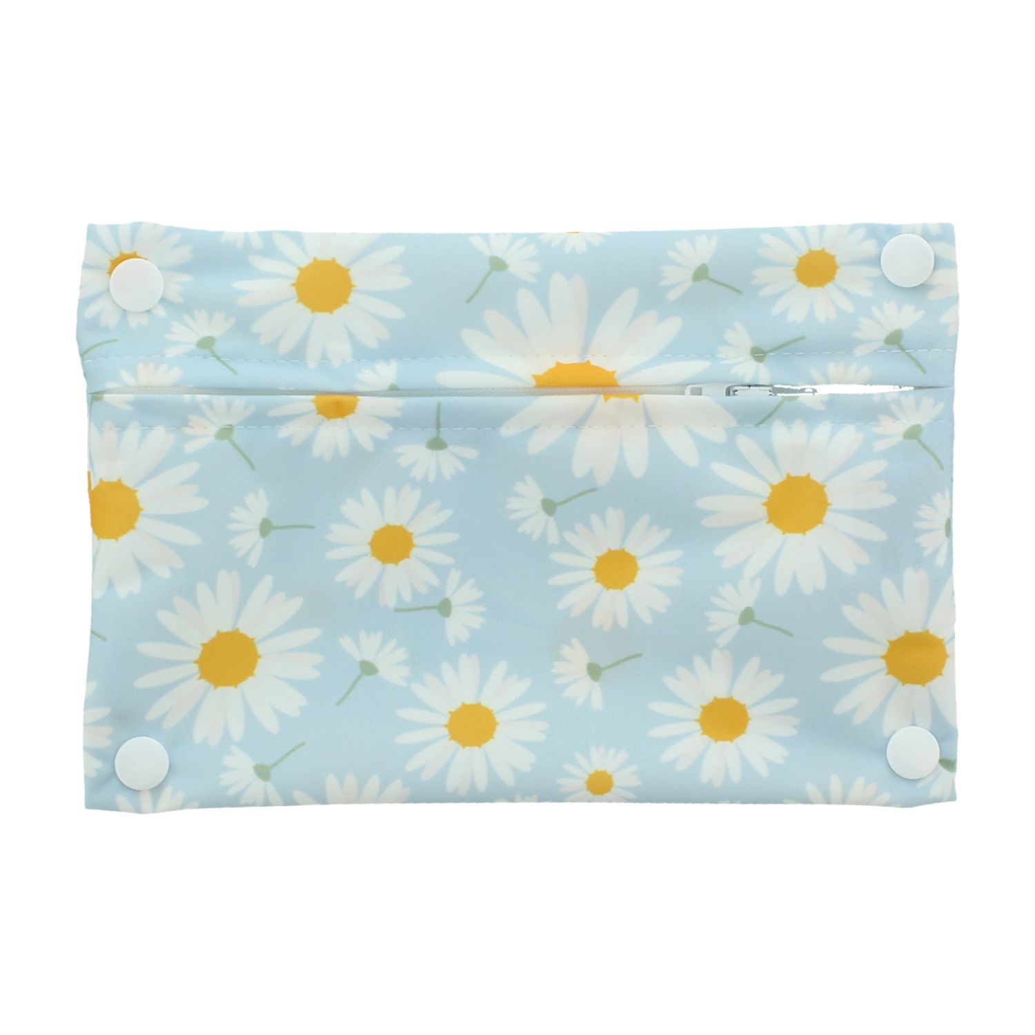 Pink Daisy Wetbag (XS) for Cloth Pads & Nursing Pads