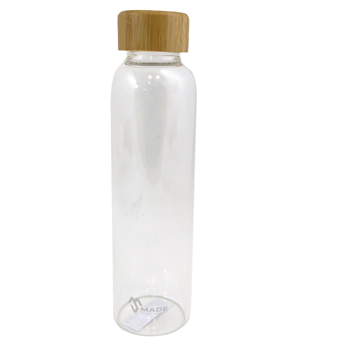 Made Sustained 'Knight' Glasflasche mit Bambusdeckel - 550 ml