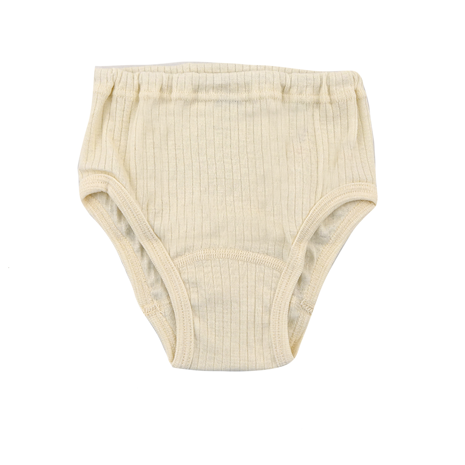 Cosilana kids high-legged underpants (cotton/wool/silk) (Size: 128 / Colour: 01 natural)