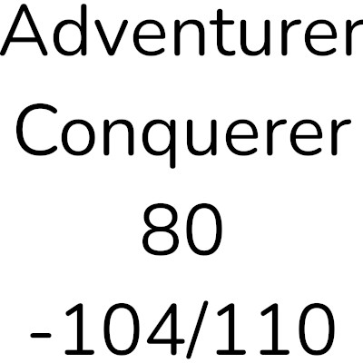 Adventurer / Conqueror (80 - 104/110)