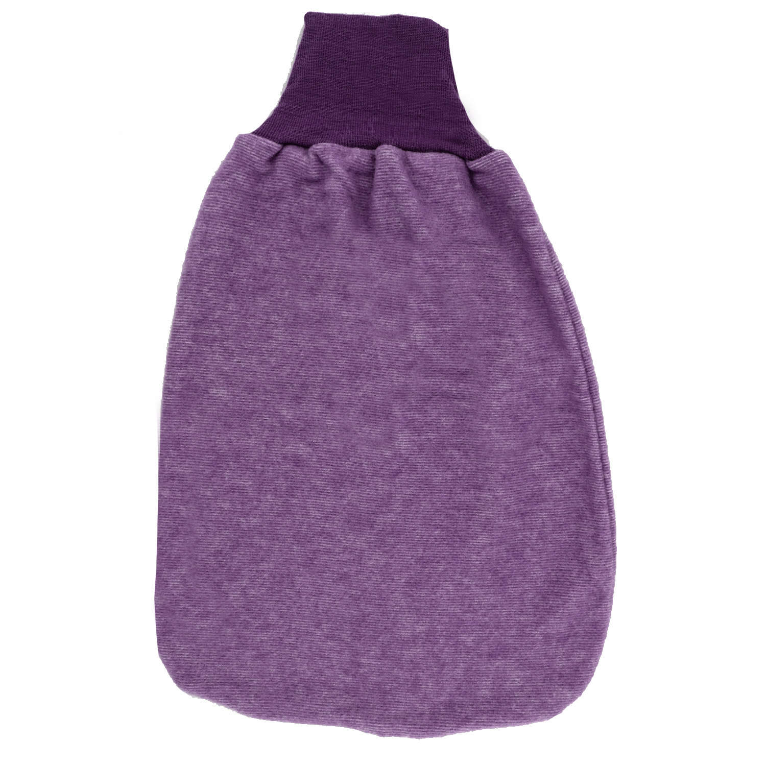 Cosilana romper bag (wool/cotton fleece) (Colour: 113 purple)