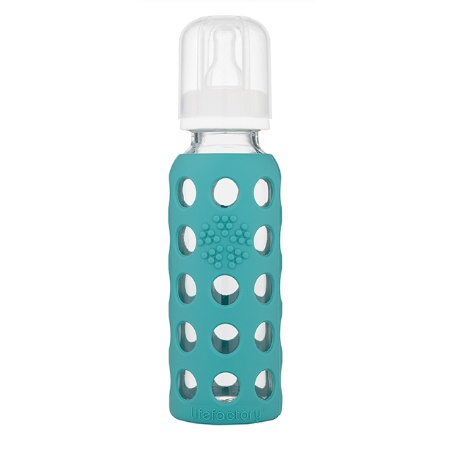Lifefactory Glass Baby Bottle - 250ml