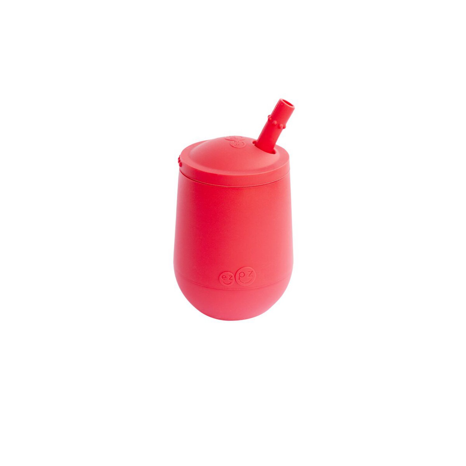 EZPZ Mini Cup + Straw Training System (Color: Coral)