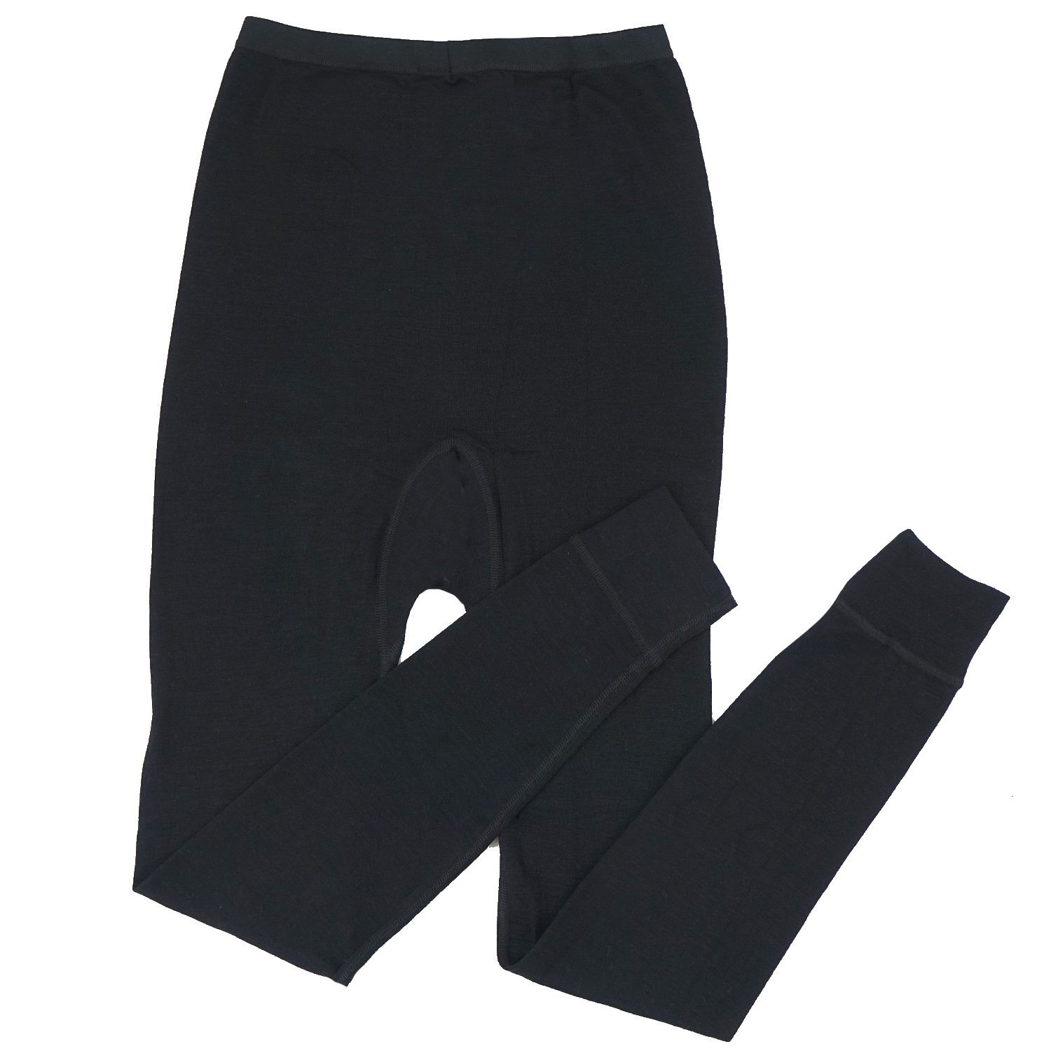 Cosilana women's leggings (wool/silk) (Size: 044/046 / Colour: 50 black)