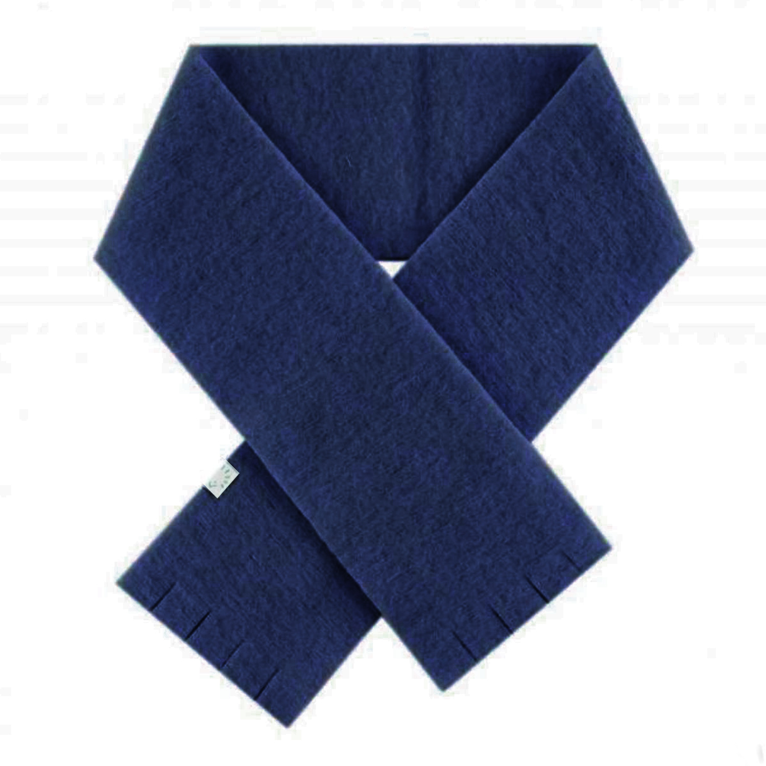 iobio Wool Fleece Scarf (Size: L / Color: 0246  Dark Blue)
