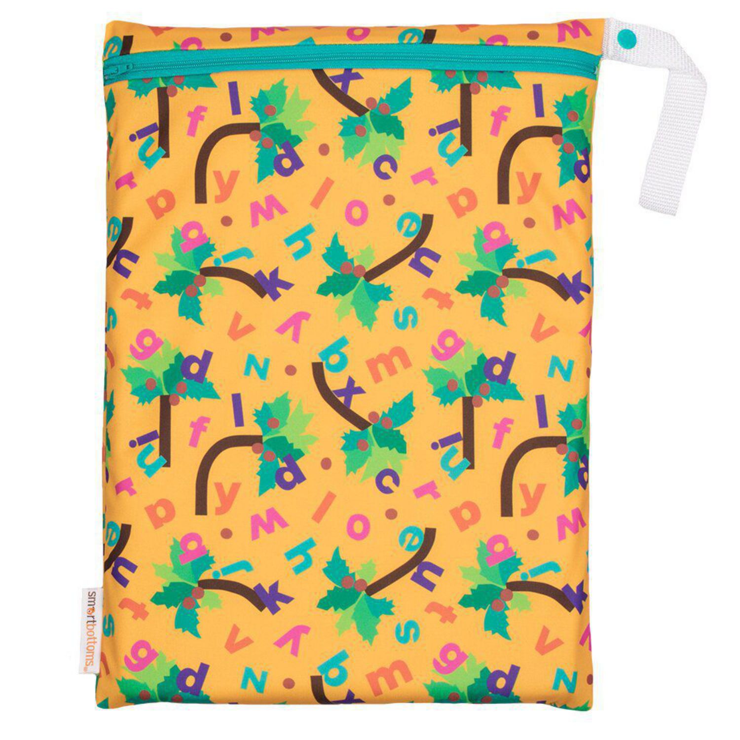 Smart Bottoms On the Go Wet Bag (M) Pattern: Chicka Chicka Boom Boom ABC's