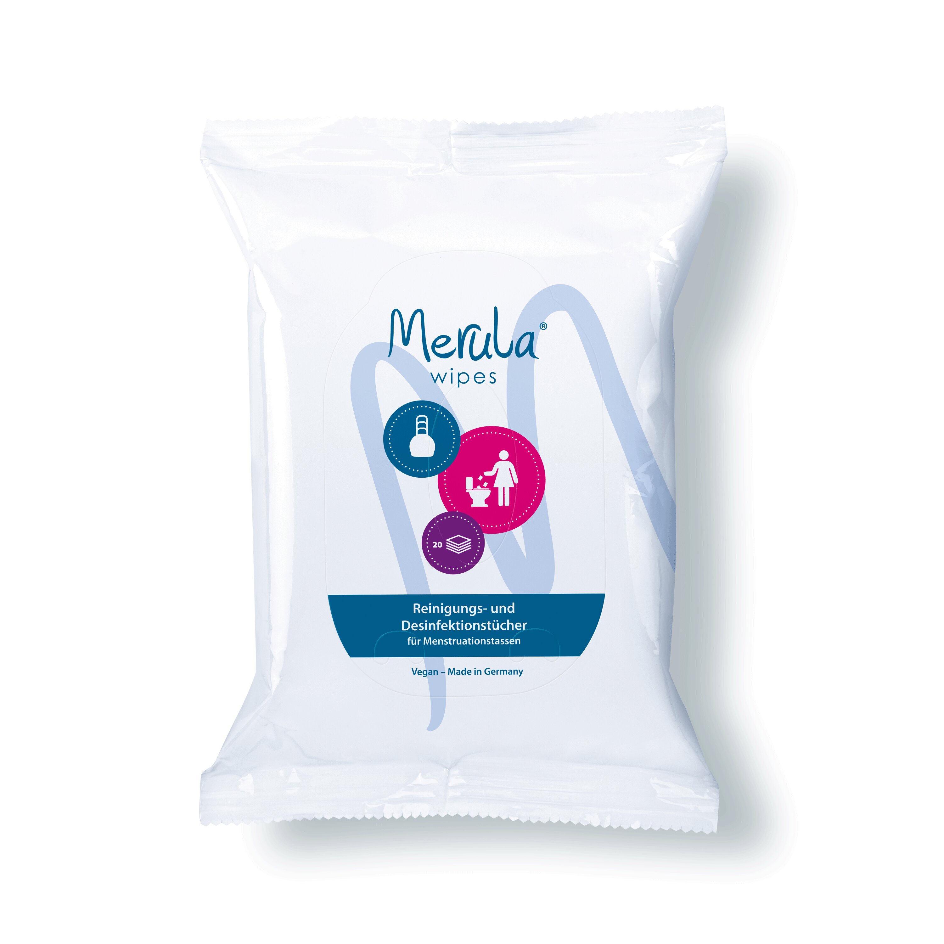 Merula Disinfectant Wipes for Menstrual Cups