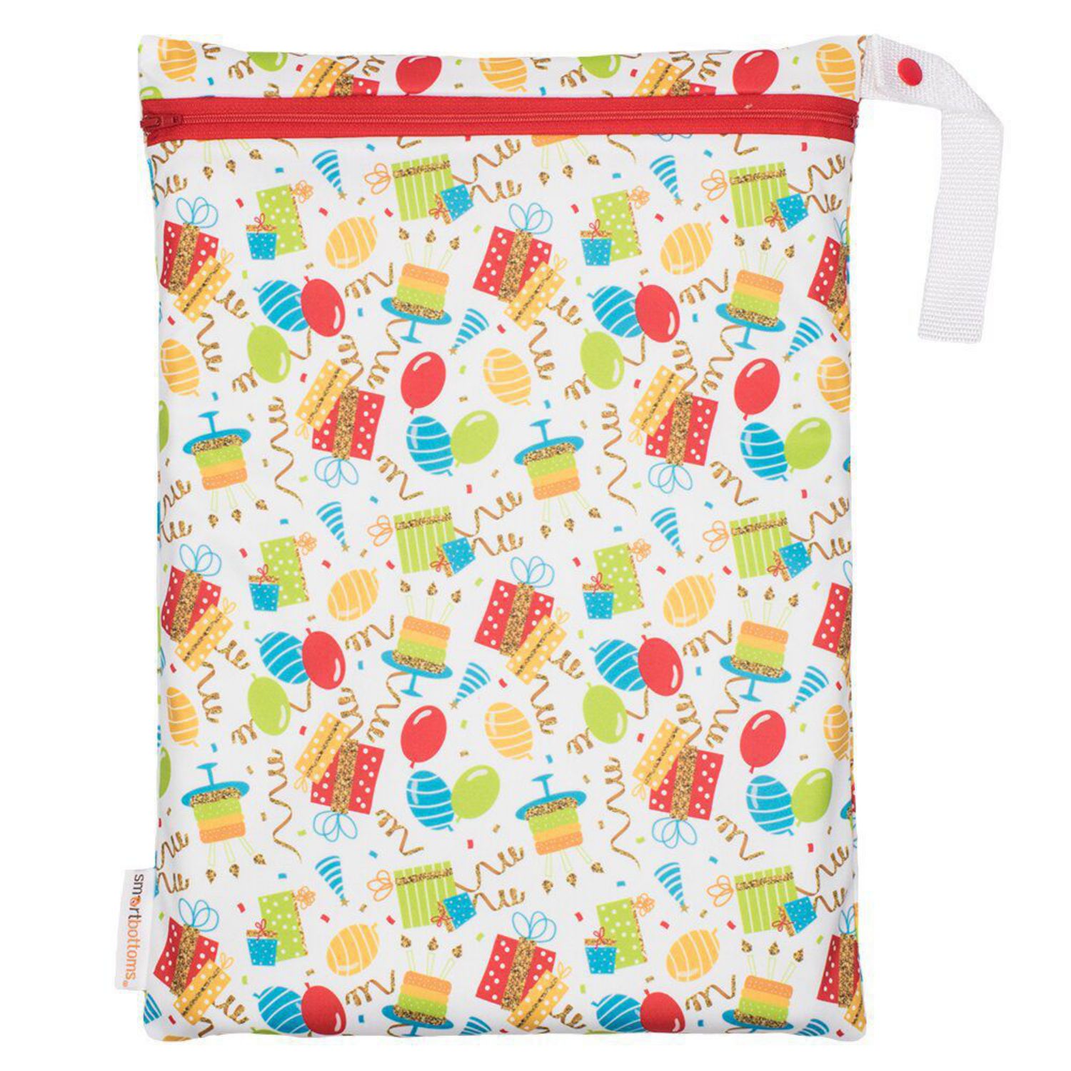 Smart Bottoms On the Go Wet Bag (M) Pattern: Birthday Party