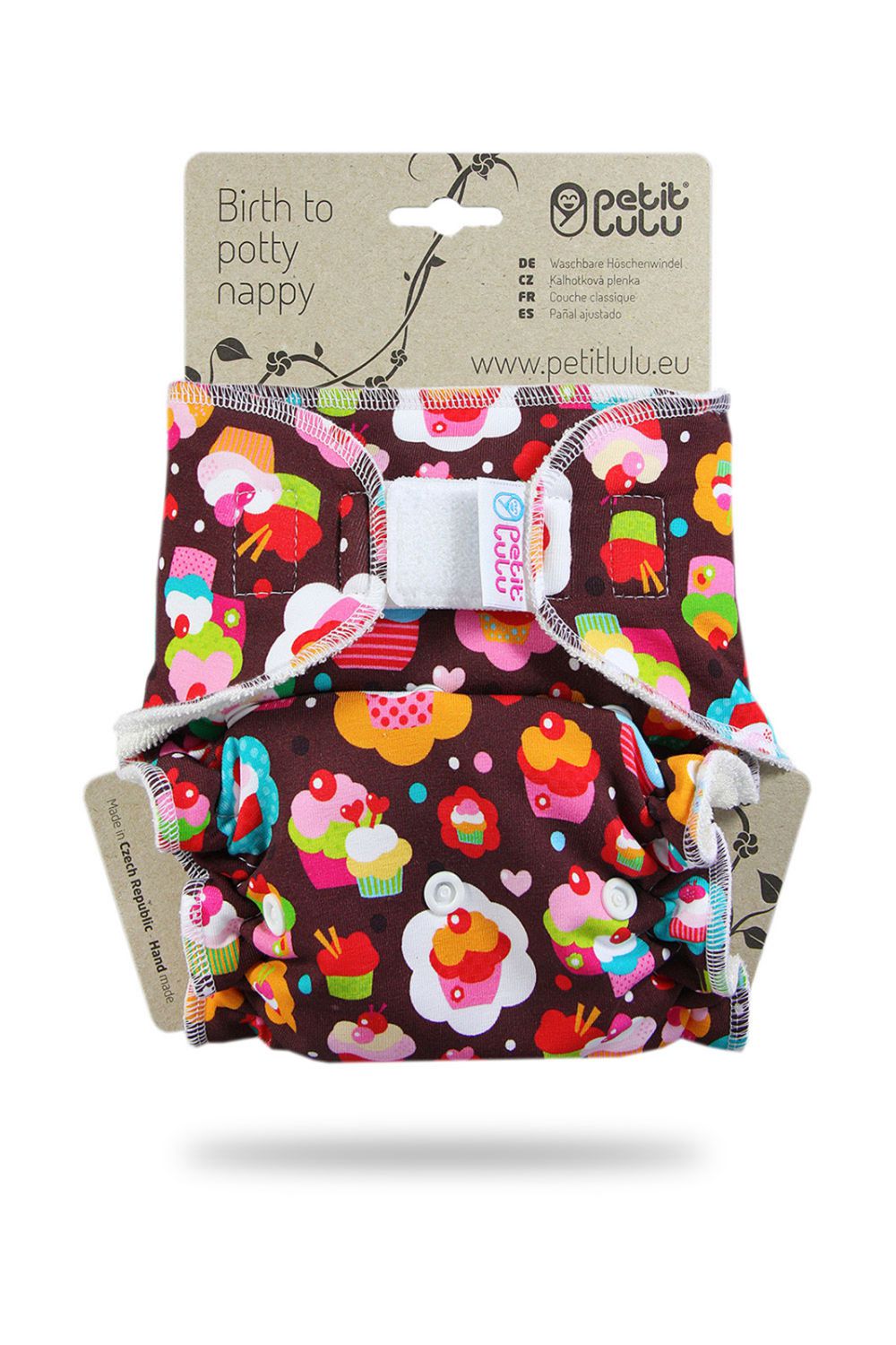 Petit Lulu Fitted Nappy One Size (Hook & Loop)
