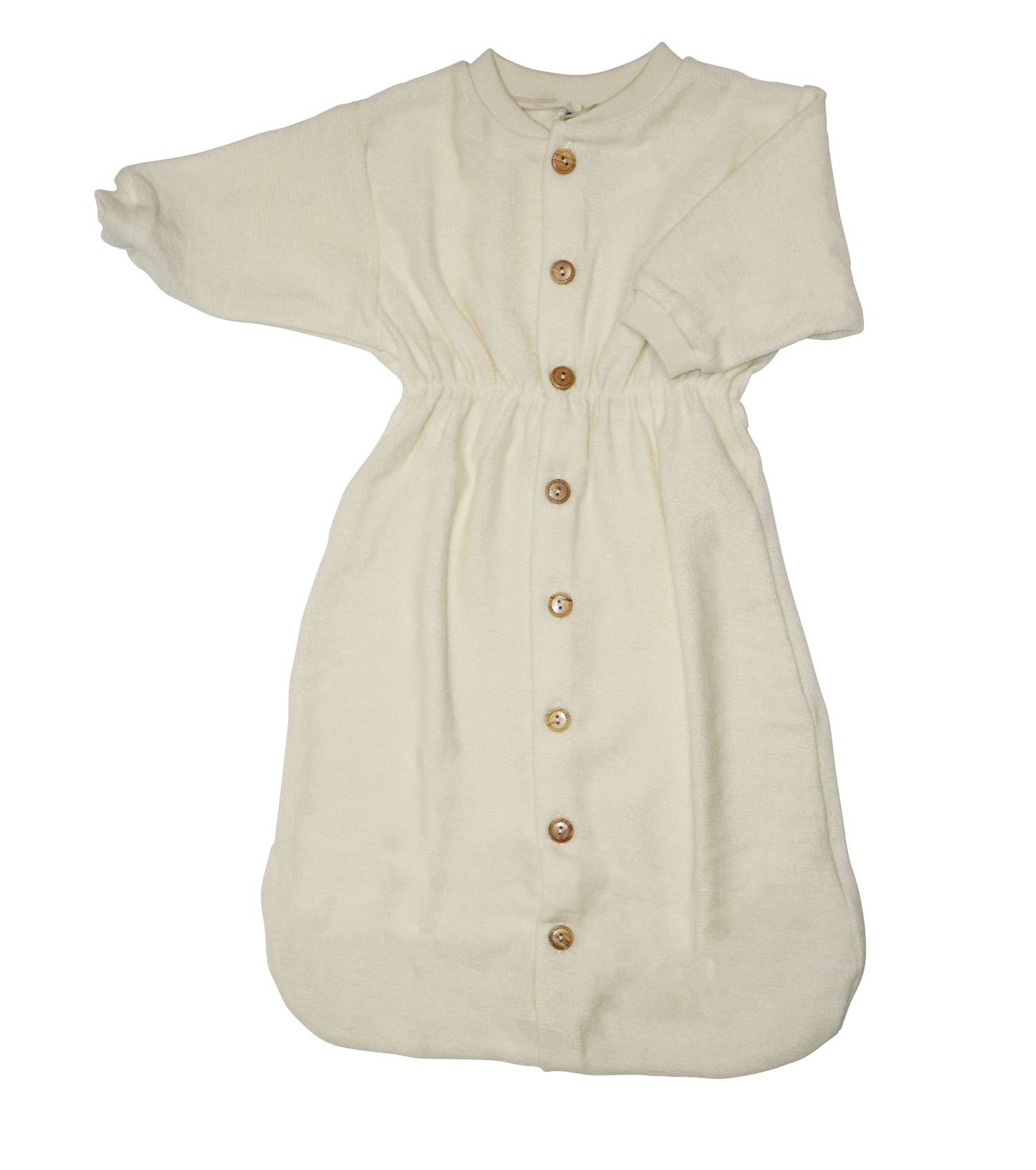 Cosilana long sleeved sleeping bag (wool frottee) (Size: 098/104)