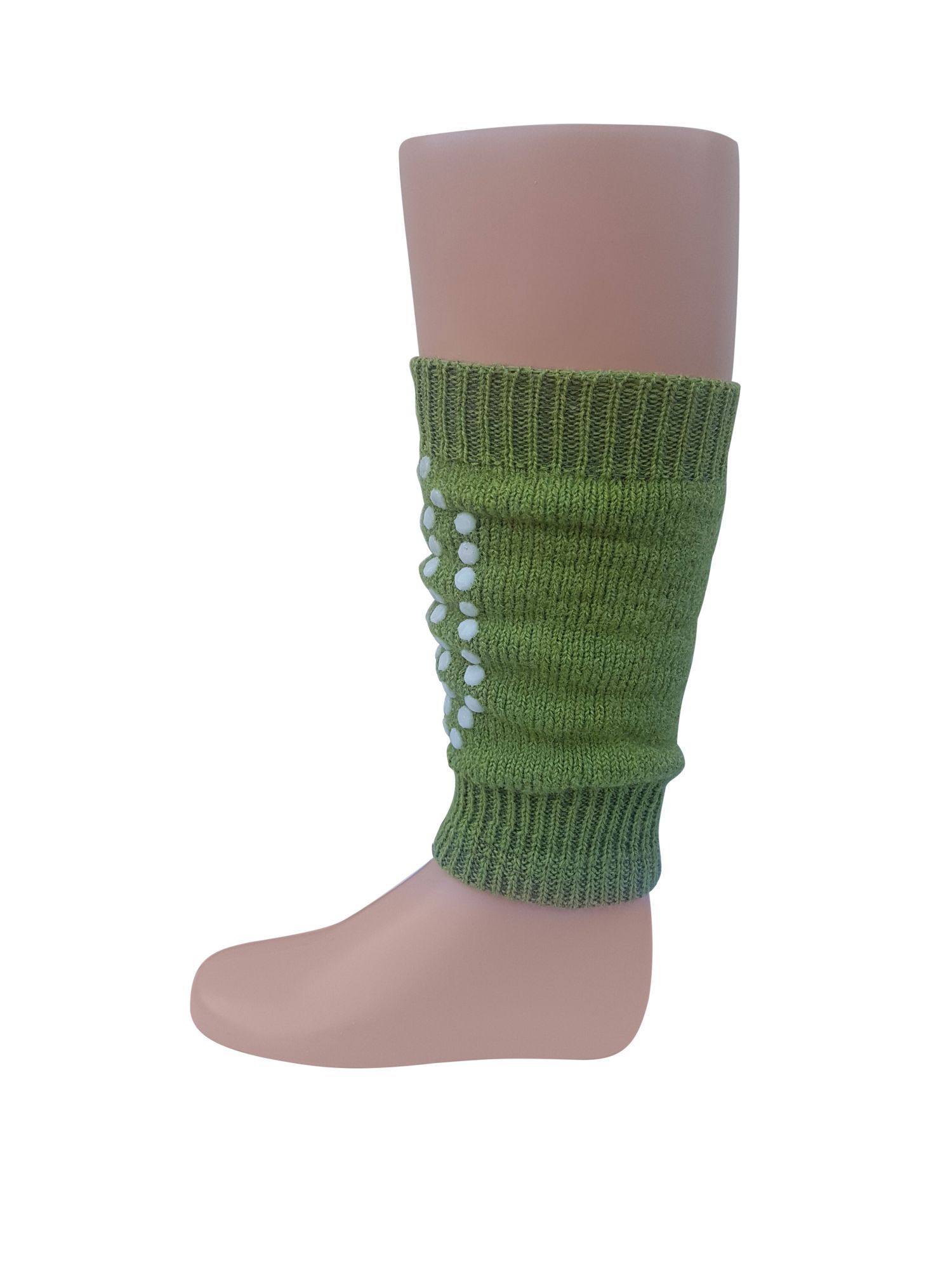 Hirsch Wool Leg Warmers with Silicon Stoppers
