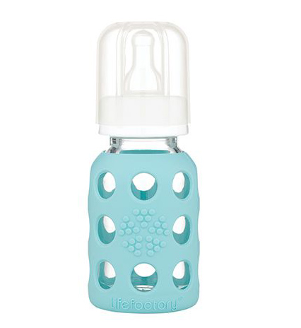 Lifefactory Glass Baby Bottle - 120ml