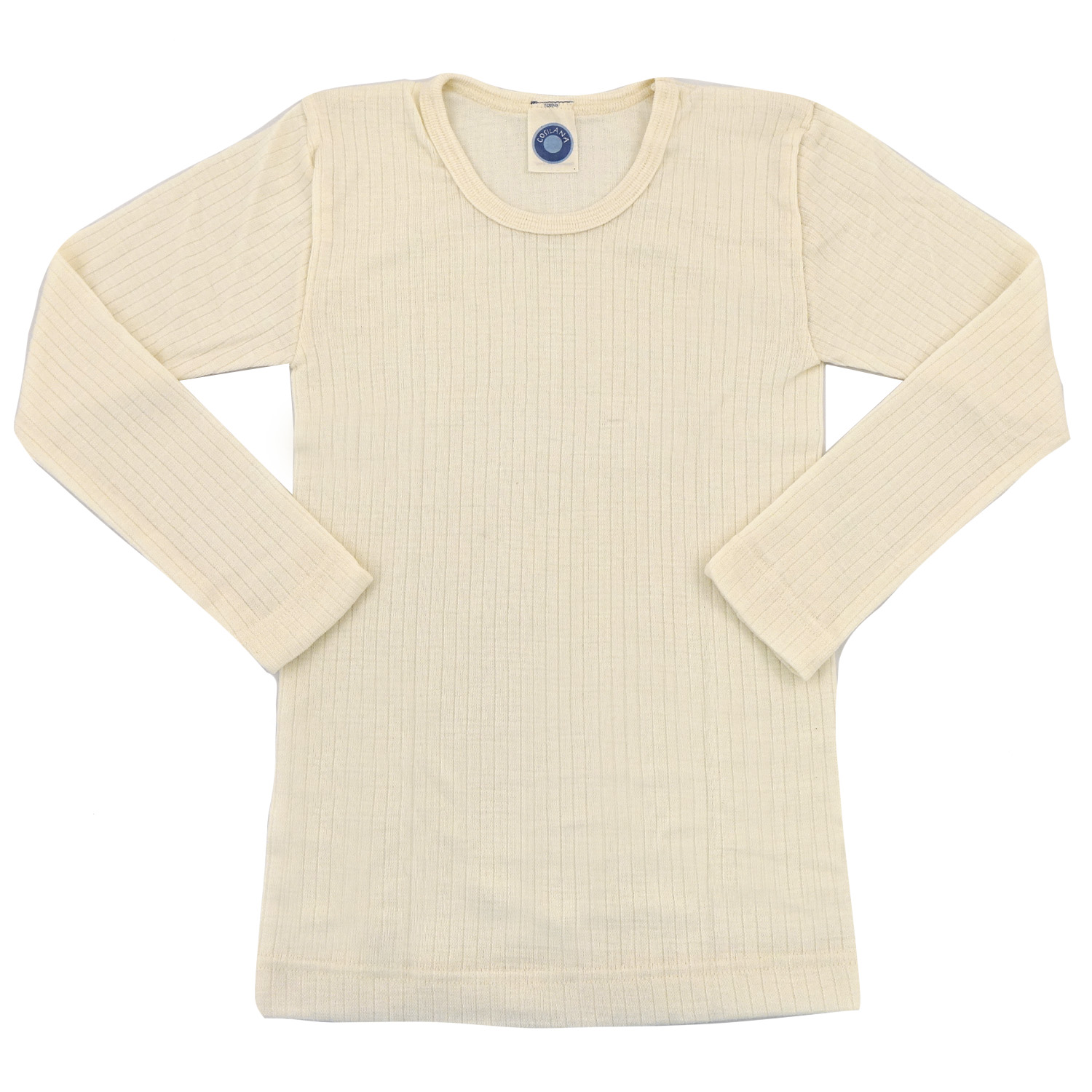 Cosilana Kinder-Unterhemd (Langarm) aus Baumwolle/Wolle/Seide