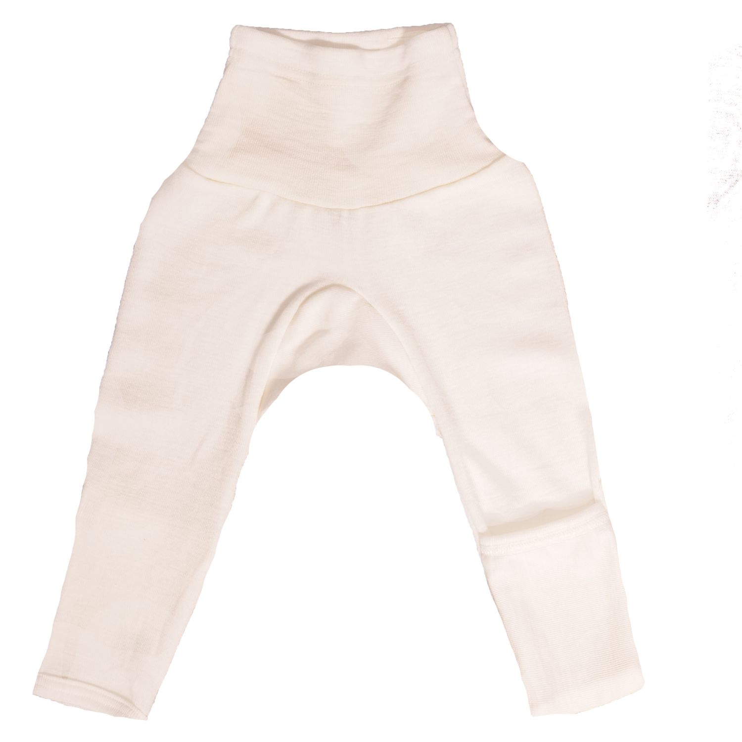 Cosilana baby pants with scratch protection (wool/silk) (Size: 086/092 / Colour: 01 natural)
