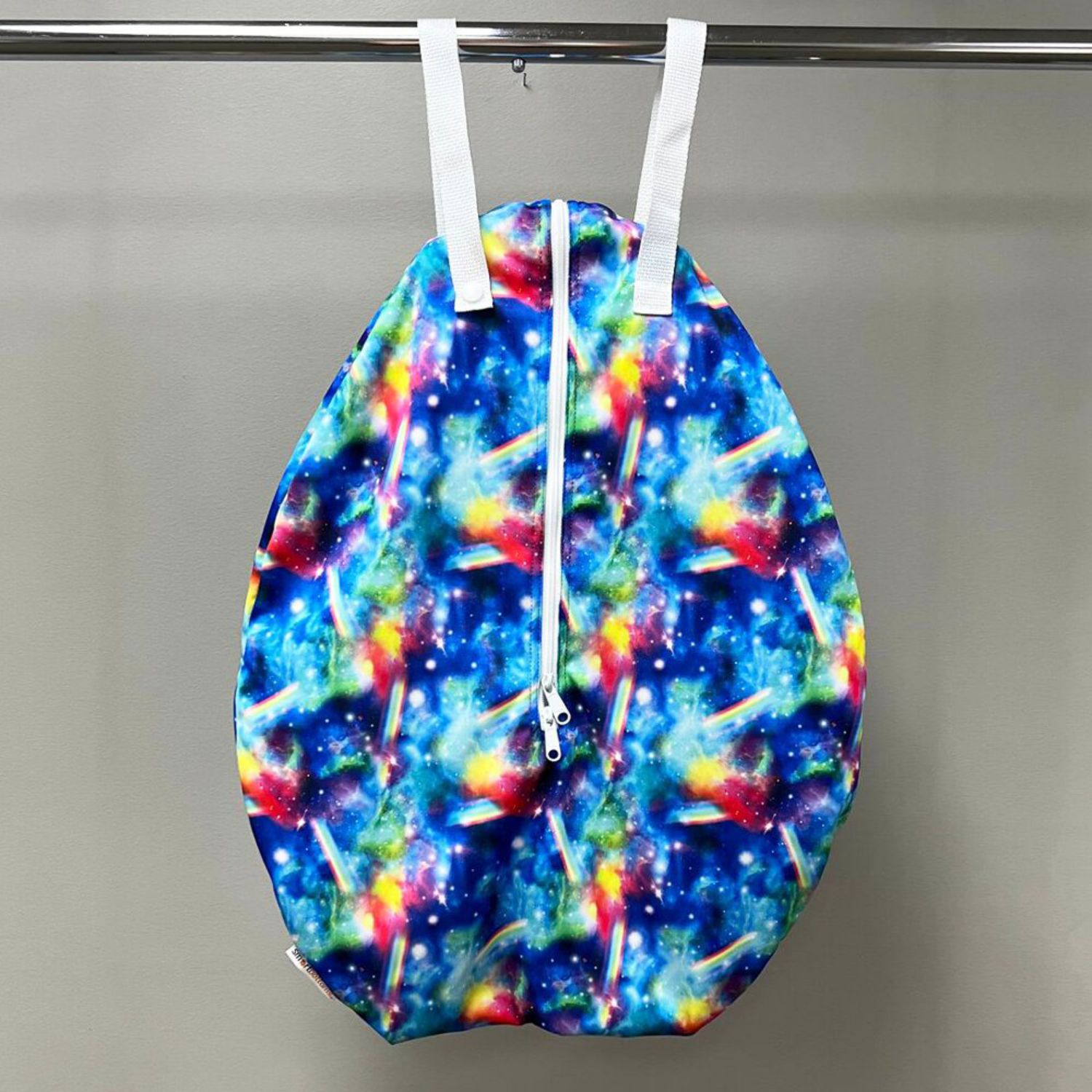 Smart Bottoms Hanging Wet Bag (L) Pattern: Rainbow Galaxy
