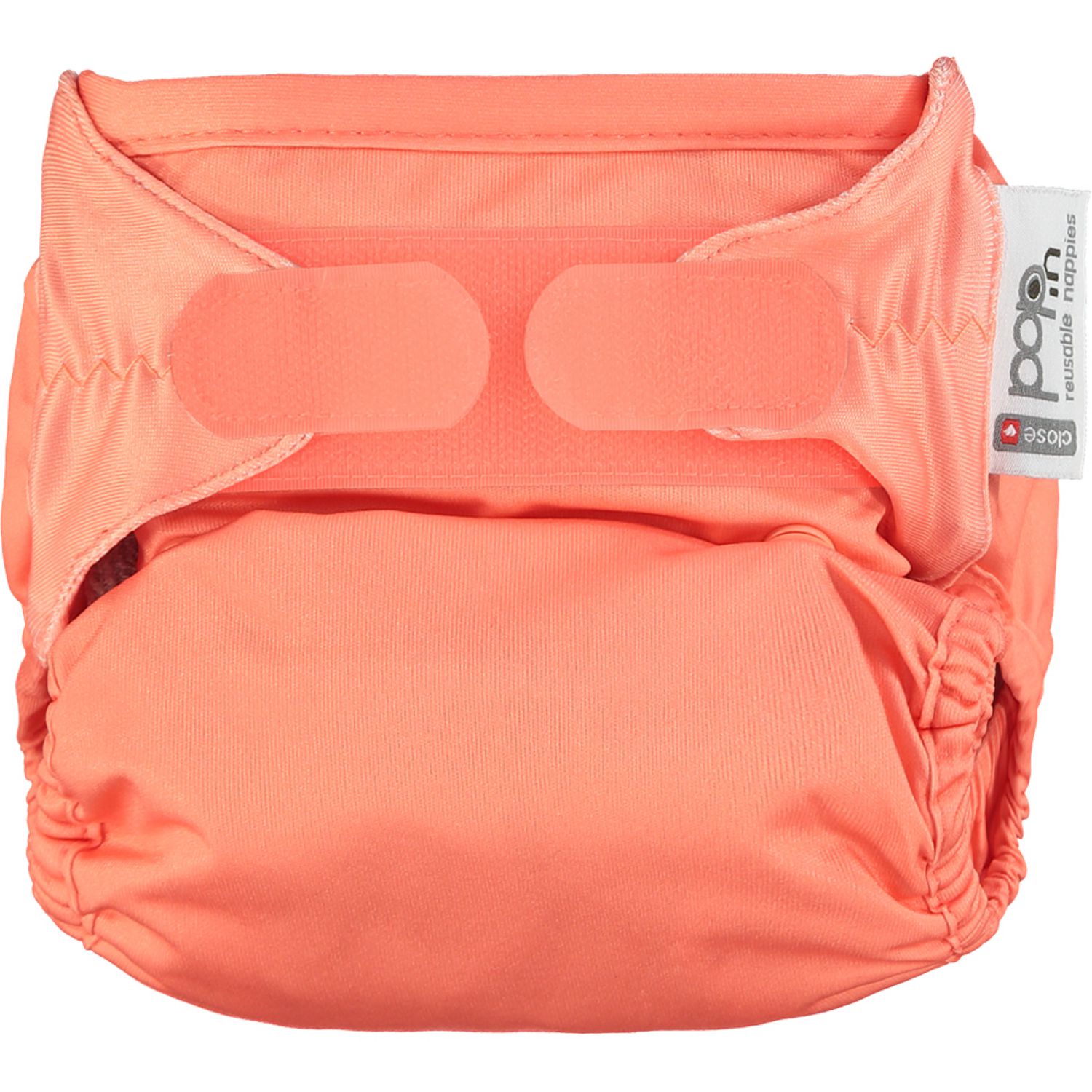 Pop-in V2 AIO One Size (Klett) Muster: koralle (Coral)