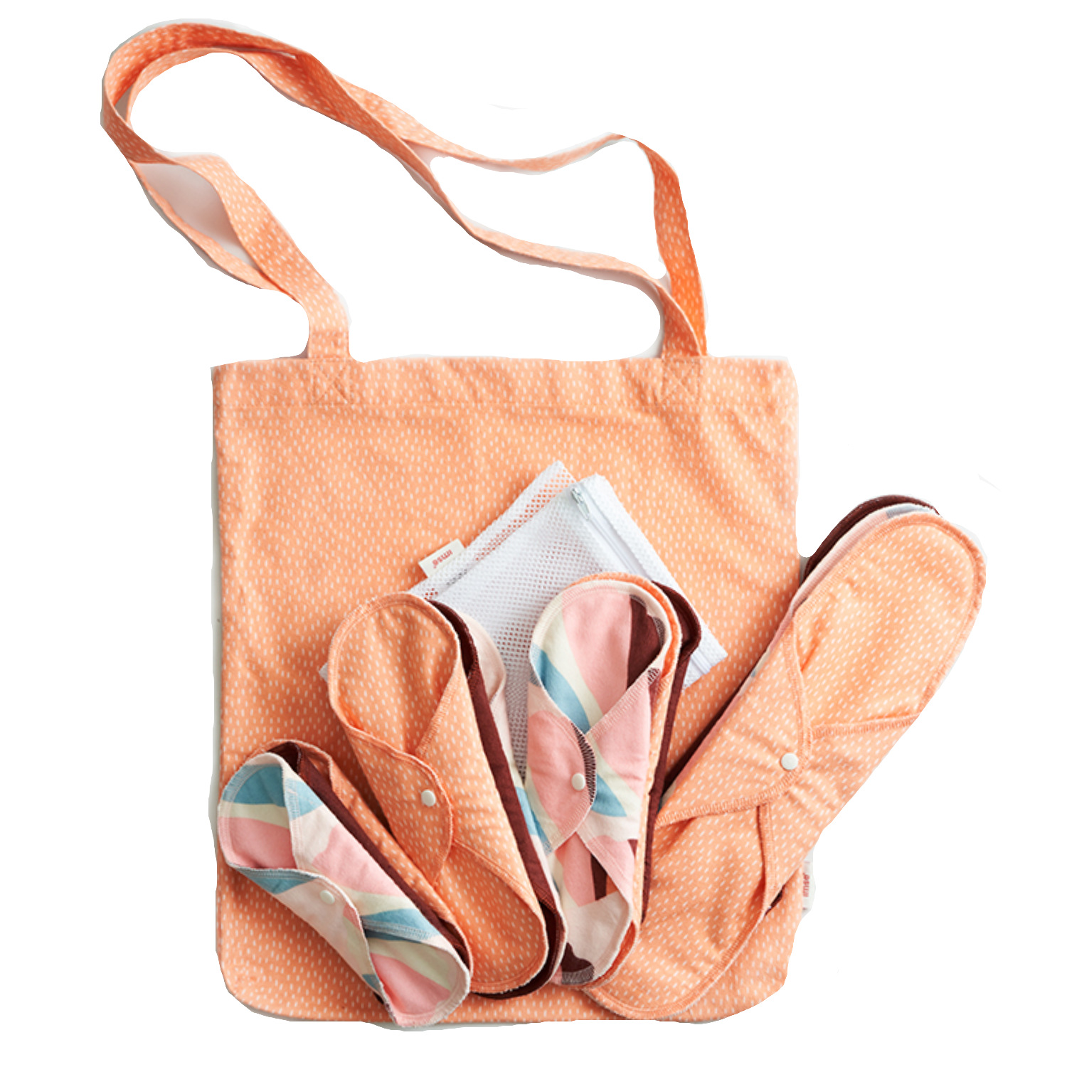 Imse Menstrual Pads Starter Kit - 12 pcs + cloth bag