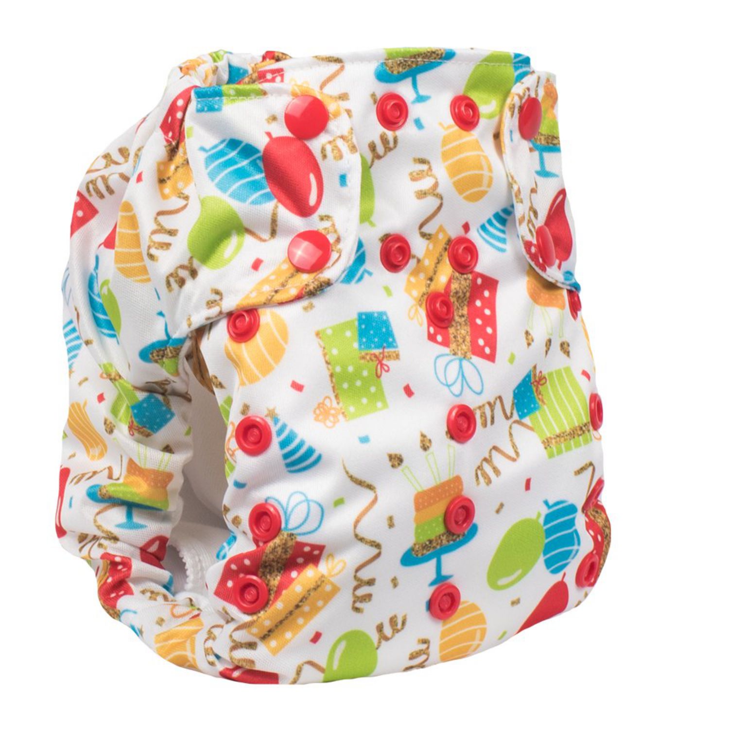 Smart Bottoms Dream Diaper 2.0 AIO One Size Pattern: Birthday Party