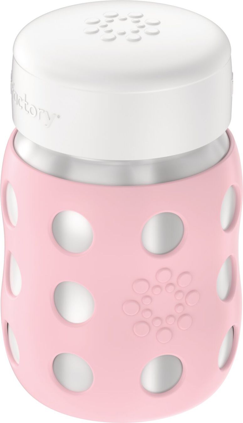 Lifefactory Stainless Steel Wide Neck Baby Bottle - 235 ml