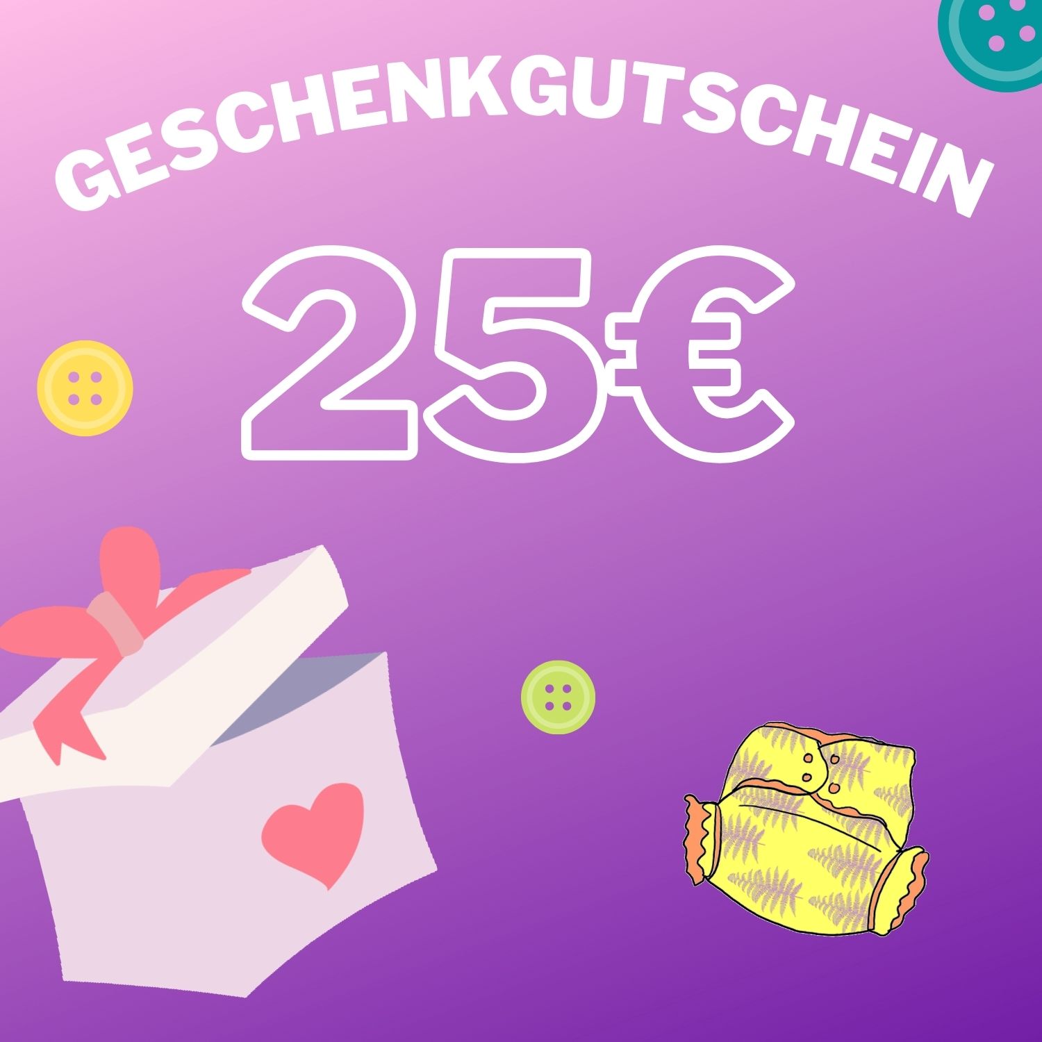 Gift Voucher 25 Euro (via email)