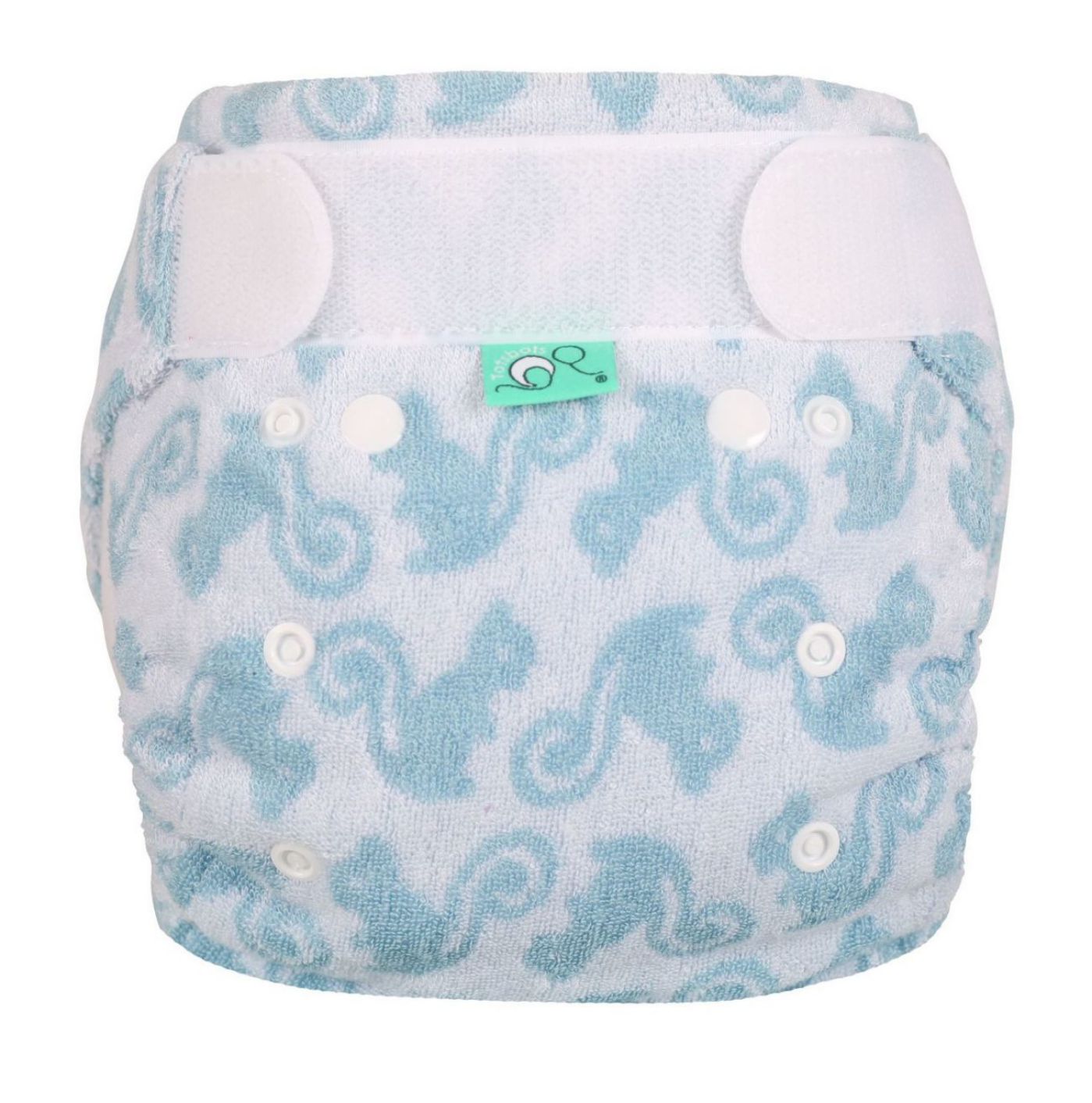 TotsBots Bamboozle Fitted Nappy Size: Newborn (2,5 - 8 kg) / TotsBots pattern: Squiddles
